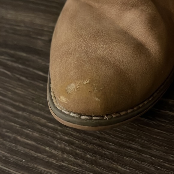 Madden Girl tan booties boots Women's 7.5 - Picture 2 of 7